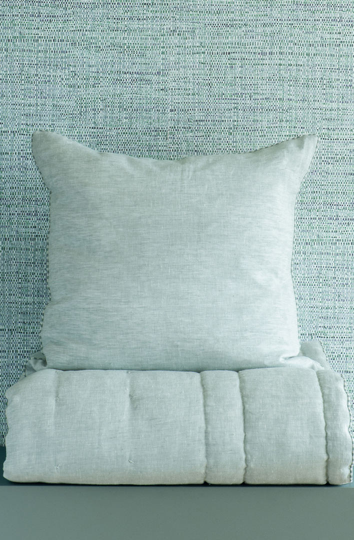 Bianca Lorenne Luchesi Duck Egg Comforter | Luxury Linen Comforter NZ image 1